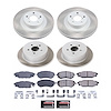 SC4081 Semi-Coated Rotor & Low-Dust Ceramic Brake Pad Kit - image 1