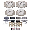 SC4100 Semi-Coated Rotor & Low-Dust Ceramic Brake Pad Kit - image 1