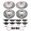 SC4102 Semi-Coated Rotor & Low-Dust Ceramic Brake Pad Kit - image 1
