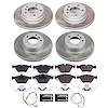 SC4107 Semi-Coated Rotor & Low-Dust Ceramic Brake Pad Kit - image 1