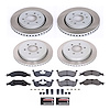 SC4109 Semi-Coated Rotor & Low-Dust Ceramic Brake Pad Kit - image 1