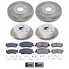 SC4116 Semi-Coated Rotor & Low-Dust Ceramic Brake Pad Kit - image 1
