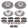 SC4129 Semi-Coated Rotor & Low-Dust Ceramic Brake Pad Kit - image 1