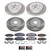 SC4134 Semi-Coated Rotor & Low-Dust Ceramic Brake Pad Kit - image 1
