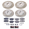 SC4141 Semi-Coated Rotor & Low-Dust Ceramic Brake Pad Kit - image 1