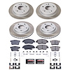 SC4276 Semi-Coated Rotor & Low-Dust Ceramic Brake Pad Kit - image 1