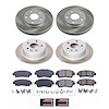 SC4359 Semi-Coated Rotor & Low-Dust Ceramic Brake Pad Kit - image 1