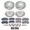 SC4382 Semi-Coated Rotor & Low-Dust Ceramic Brake Pad Kit - image 1