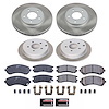 SC4383 Semi-Coated Rotor & Low-Dust Ceramic Brake Pad Kit - image 1