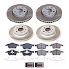 SC4430 Semi-Coated Rotor & Low-Dust Ceramic Brake Pad Kit