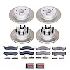 SC4434 Semi-Coated Rotor & Low-Dust Ceramic Brake Pad Kit - image 1