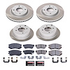 SC4445 Semi-Coated Rotor & Low-Dust Ceramic Brake Pad Kit - image 1