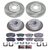SC4448 Semi-Coated Rotor & Low-Dust Ceramic Brake Pad Kit - image 1