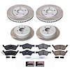 SC4458 Semi-Coated Rotor & Low-Dust Ceramic Brake Pad Kit - image 1