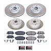 SC4459 Semi-Coated Rotor & Low-Dust Ceramic Brake Pad Kit - image 1