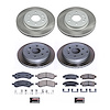 SC4466 Semi-Coated Rotor & Low-Dust Ceramic Brake Pad Kit - image 1