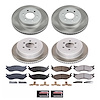 SC4471 Semi-Coated Rotor & Low-Dust Ceramic Brake Pad Kit - image 1