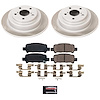 SC449 Semi-Coated Rotor & Low-Dust Ceramic Brake Pad Kit - image 1