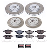 SC4492 Semi-Coated Rotor & Low-Dust Ceramic Brake Pad Kit - image 1