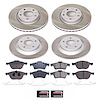 SC4494 Semi-Coated Rotor & Low-Dust Ceramic Brake Pad Kit - image 1