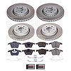 SC4502 Semi-Coated Rotor & Low-Dust Ceramic Brake Pad Kit - image 1