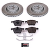 SC4552 Semi-Coated Rotor & Low-Dust Ceramic Brake Pad Kit