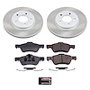 SC4581 Semi-Coated Rotor & Low-Dust Ceramic Brake Pad Kit - image 1