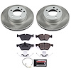 SC4589 Semi-Coated Rotor & Low-Dust Ceramic Brake Pad Kit - image 1