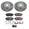 SC4603 Semi-Coated Rotor & Low-Dust Ceramic Brake Pad Kit - image 1