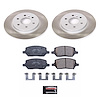 SC4609 Semi-Coated Rotor & Low-Dust Ceramic Brake Pad Kit - image 1