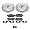 SC4621 Semi-Coated Rotor & Low-Dust Ceramic Brake Pad Kit - image 1