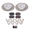 SC4624 Semi-Coated Rotor & Low-Dust Ceramic Brake Pad Kit - image 1