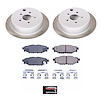 SC4631 Semi-Coated Rotor & Low-Dust Ceramic Brake Pad Kit - image 1