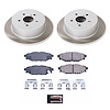 SC4632 Semi-Coated Rotor & Low-Dust Ceramic Brake Pad Kit - image 1