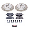 SC4658 Semi-Coated Rotor & Low-Dust Ceramic Brake Pad Kit - image 1