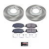 SC4664 Semi-Coated Rotor & Low-Dust Ceramic Brake Pad Kit - image 1