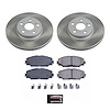 SC4669 Semi-Coated Rotor & Low-Dust Ceramic Brake Pad Kit - image 1