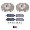 SC4676 Semi-Coated Rotor & Low-Dust Ceramic Brake Pad Kit - image 1