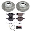 SC4677 Semi-Coated Rotor & Low-Dust Ceramic Brake Pad Kit - image 1