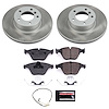 SC4678 Semi-Coated Rotor & Low-Dust Ceramic Brake Pad Kit - image 1