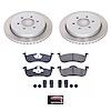 SC4682 Semi-Coated Rotor & Low-Dust Ceramic Brake Pad Kit - image 1
