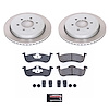 SC4683 Semi-Coated Rotor & Low-Dust Ceramic Brake Pad Kit - image 1