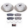 SC4698 Semi-Coated Rotor & Low-Dust Ceramic Brake Pad Kit - image 1