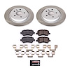SC4704 Semi-Coated Rotor & Low-Dust Ceramic Brake Pad Kit - image 1