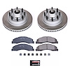 SC4716 Semi-Coated Rotor & Low-Dust Ceramic Brake Pad Kit - image 1