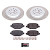 SC4744 Semi-Coated Rotor & Low-Dust Ceramic Brake Pad Kit - image 1