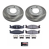 SC5067 Semi-Coated Rotor & Low-Dust Ceramic Brake Pad Kit - image 1