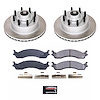 SC5088 Semi-Coated Rotor & Low-Dust Ceramic Brake Pad Kit - image 1