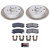 SC5135 Semi-Coated Rotor & Low-Dust Ceramic Brake Pad Kit - image 1
