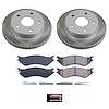 SC5143 Semi-Coated Rotor & Low-Dust Ceramic Brake Pad Kit - image 1